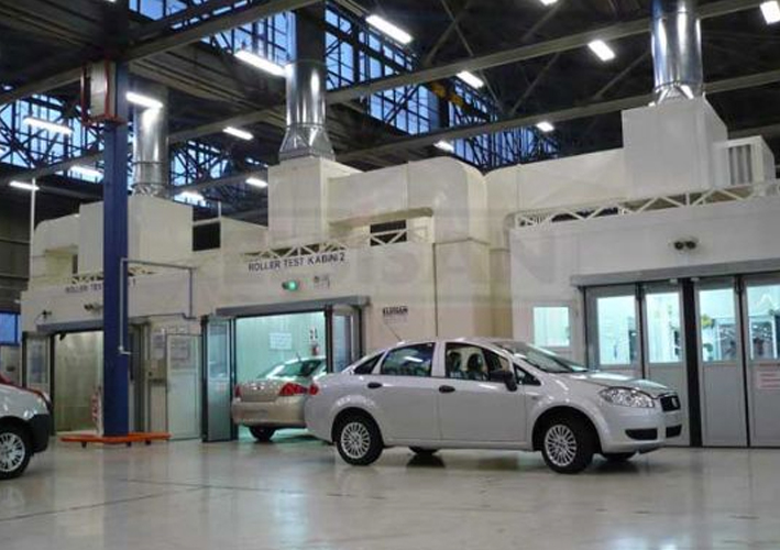 otomotiv - roll test kabini