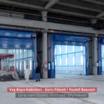 durmazlar tramvay boyama kuru filtreli kabin dry filter paint booth tram sm