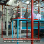 agricultural machinery parts powder coatingline-3