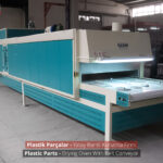 plastic parts drying oven with belt conveyor-1