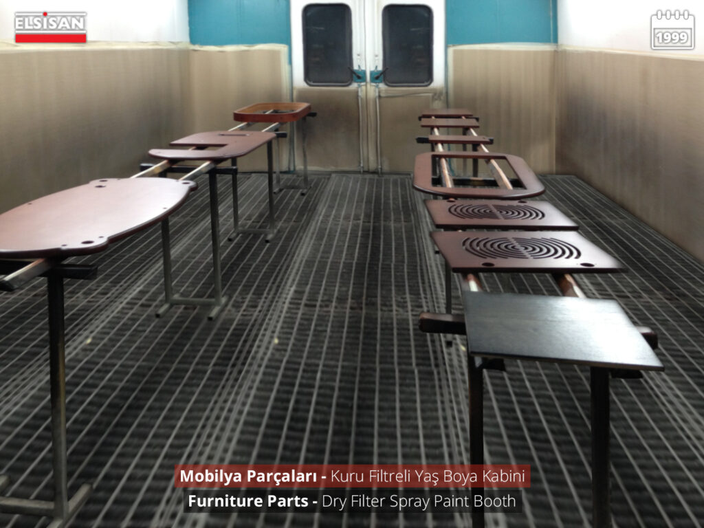 FurnitıurePartsDryFilterSprayPaintBooth - 1