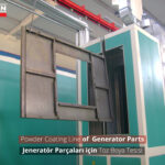 Powder Coating Line of Generator Parts _2