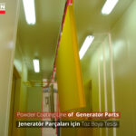 Powder Coating Line of Generator Parts _3