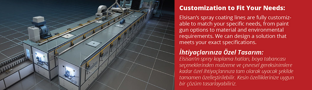 Spray coating lines for glass - customization to fit your needs custom made painting lines