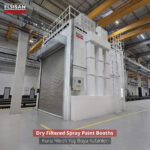 Dry filter enclosed spray coating booth - Elsisan
