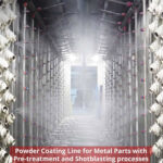 Metal parts powder coating with pretreatment and shotblasting-1