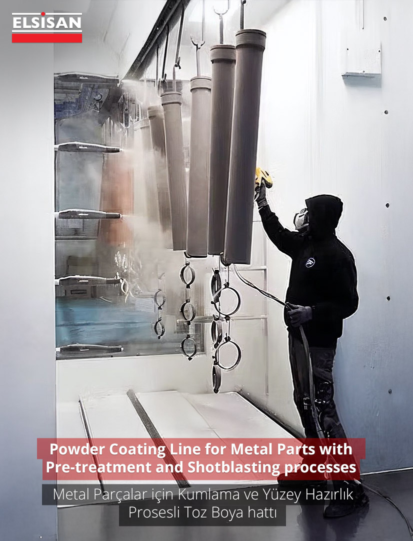 Metal parts powder coating with pretreatment and shotblasting-2