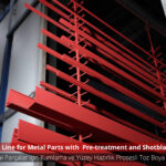 Metal parts powder coating with pretreatment and shotblasting-7