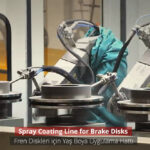 disk brake spray coating line - fren diski yas boya hatti - Elsisan-1