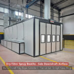 Dry filter spray booth - side downdraft airflow - kuru filtreli yas boya kabinleri yandan emisli - web_1