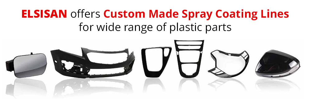 Types of plastic parts suitable for spray coating