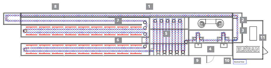 Spray Coating Line Layout Sample
