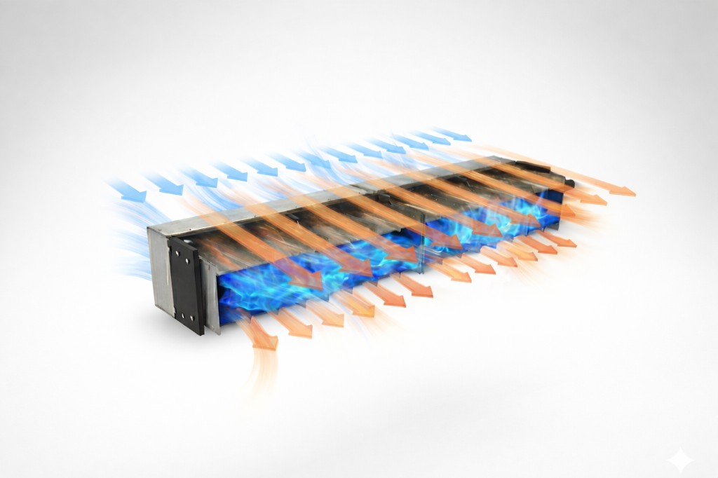 Boya kabini ısıtması için direkt gaz brülör sistemi