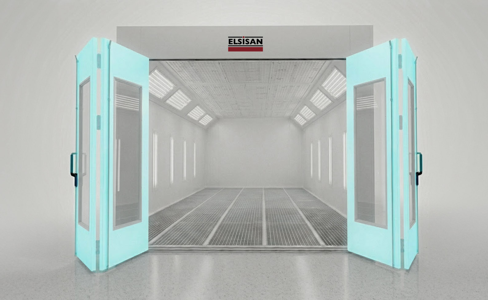 Manuel menteseli ön kapılar boya kabini